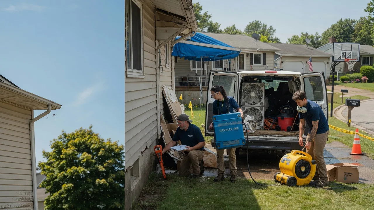 Ceiling Leak Cleanup in Dayton, ME near me